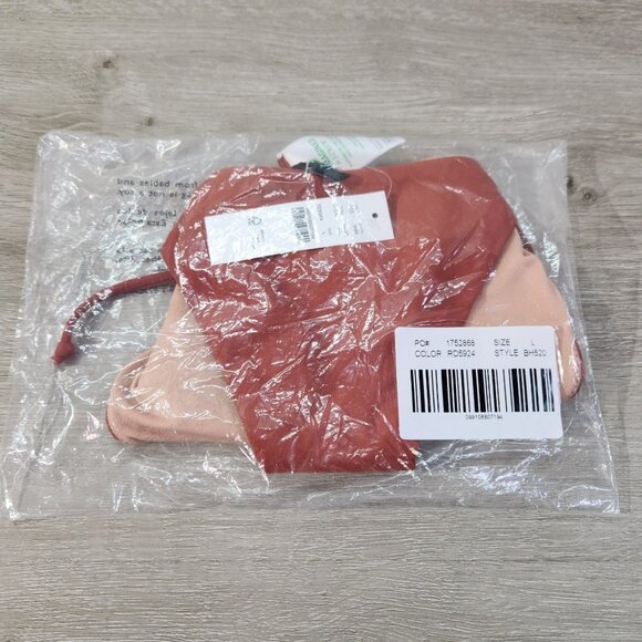 J. Crew Rust Cheeky String Bikini Bottom With Beads New With Tags Womens Size L - Picture 15 of 16